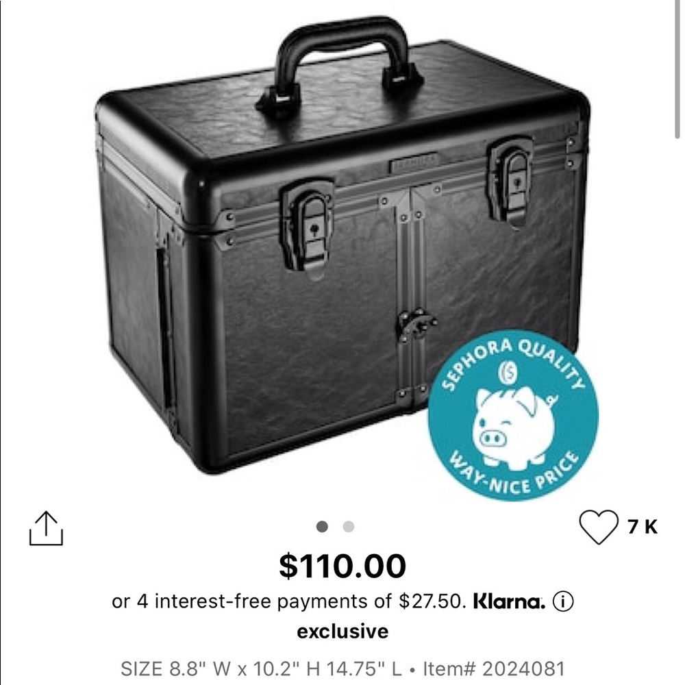 Sephora Collection: Large Traincase